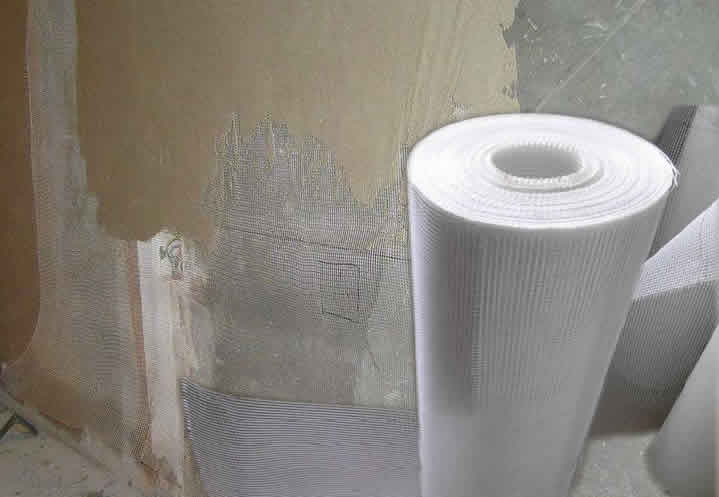 Interior Wall Reinforcing and Mending Fiber Mesh Rolls