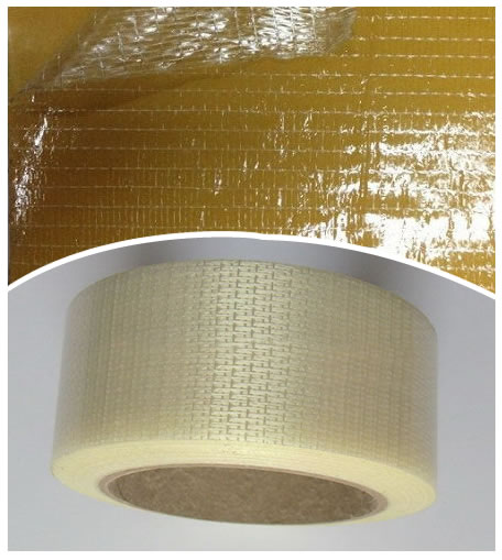 48mmx50m Cross Weaved Tape for Spain Market